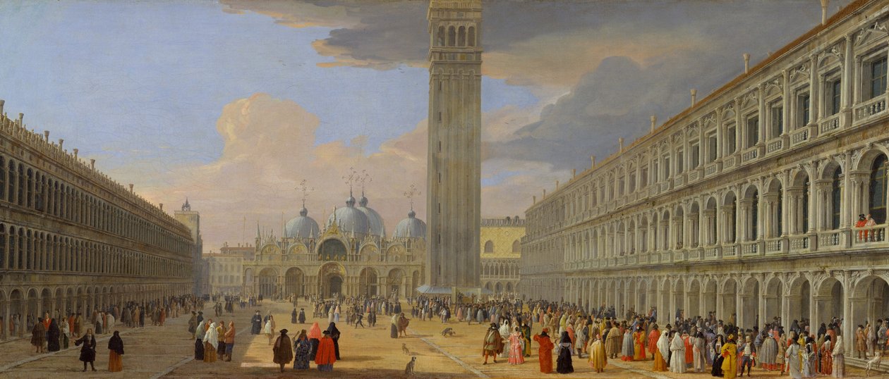 ヴェネツィアサンマルコ広場、1709年頃 作： ルカ・カールバリス