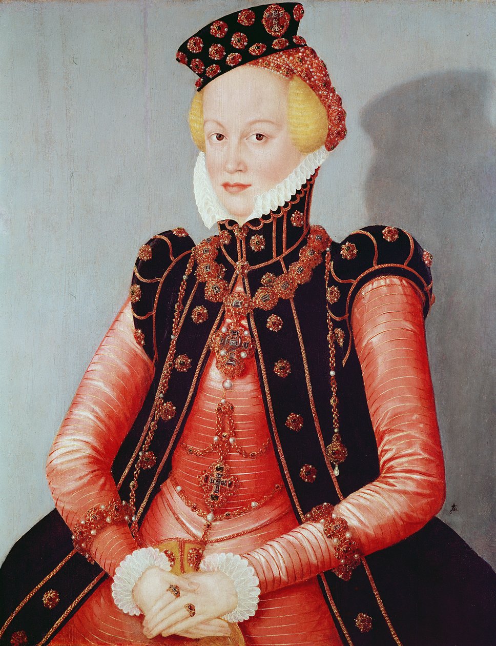 若い女性の肖像画 作： ルーカス・クラナッハ・ザ・エルダー