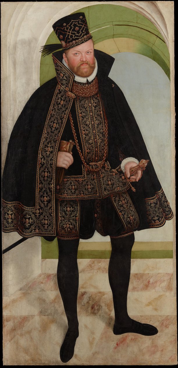 8月、ザクセン選挙（1526-1586） 作： ルーカス・クラナハ・ザ・ヤング