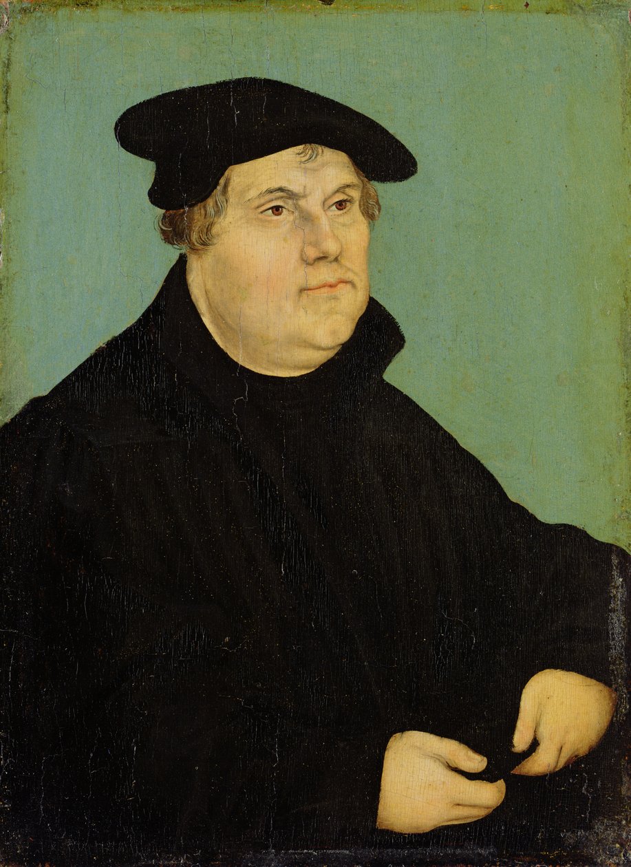 1532年以降のマーティン・ルター（1483-1546）の肖像 作： クラナッハのルーカススタジオ