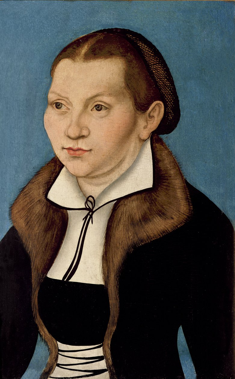 キャサリン・フォン・ボラの肖像（1499-1552）1529 作： ルーカス・クラナッハ・ザ・エルダー