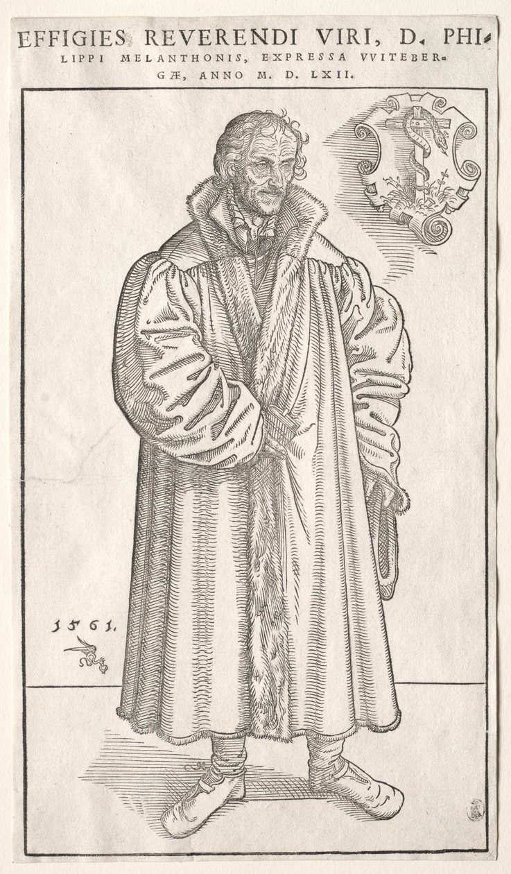 Philipp Melanchthon。 作： ルーカス・クラナッハ・ザ・エルダー