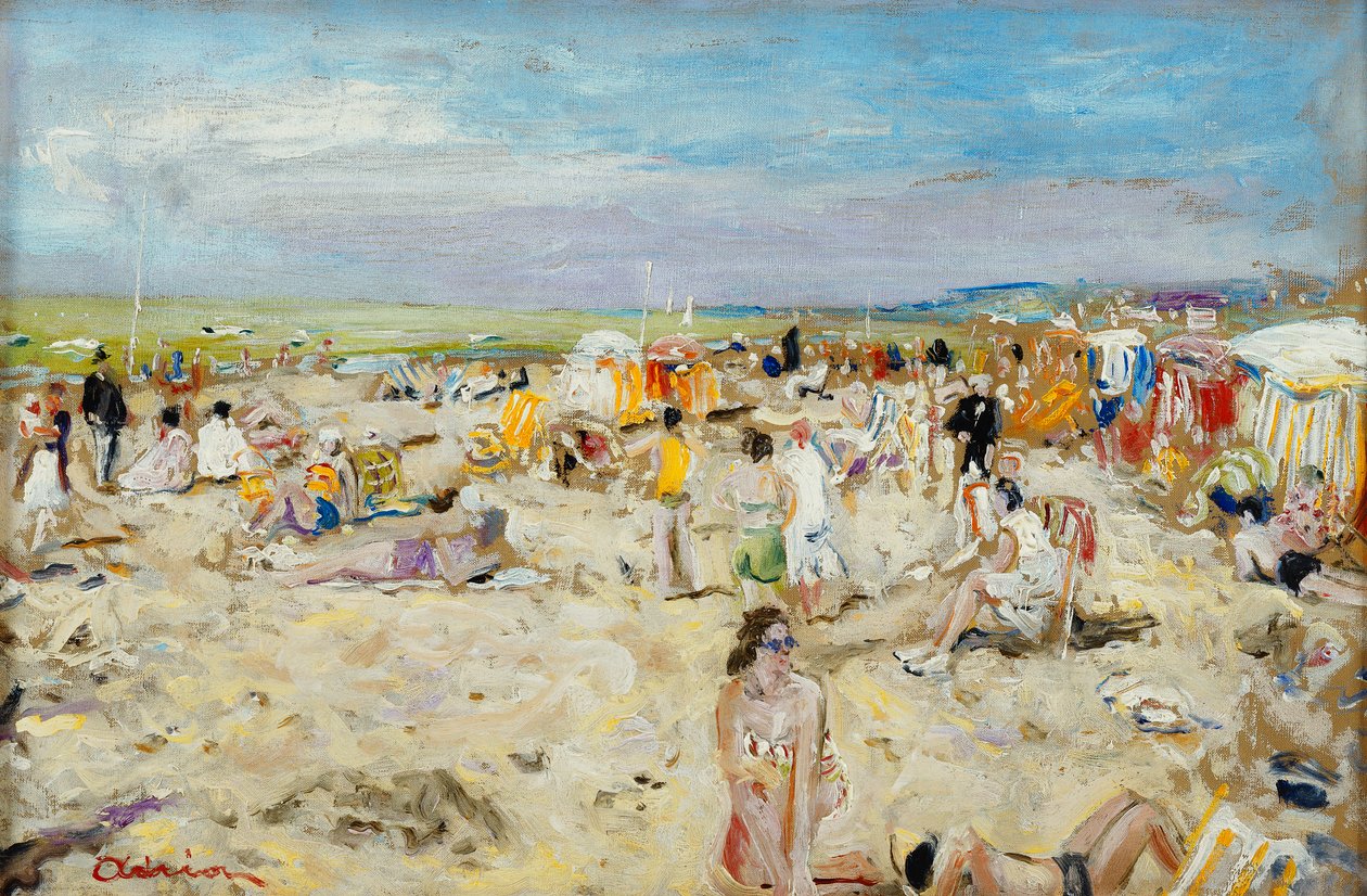 オン・ザ・ビーチ（Sur la Plage 作： ルシアン・エイドリアン