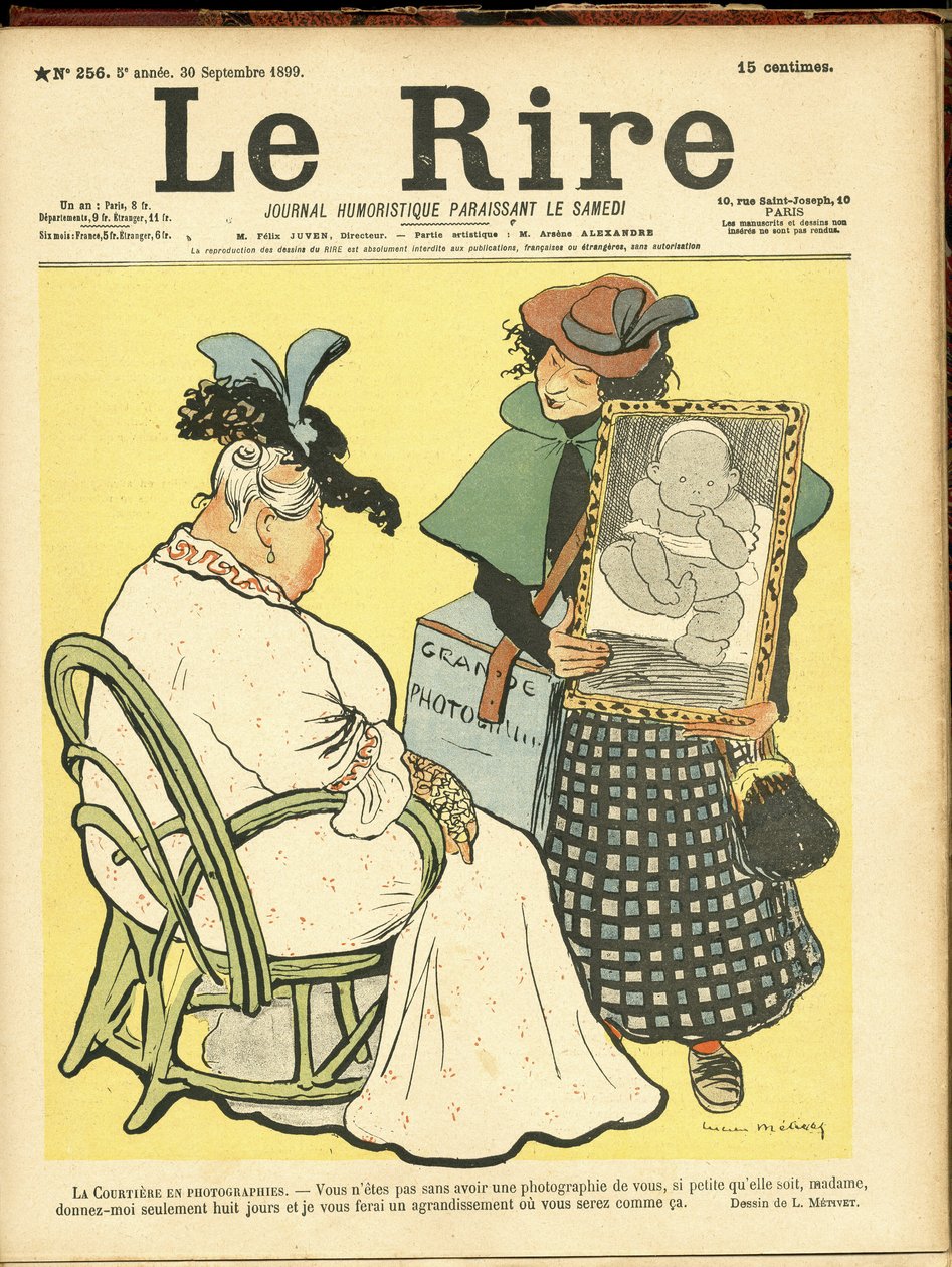 Le Rire "の表紙 作： ルシアン・メティブ