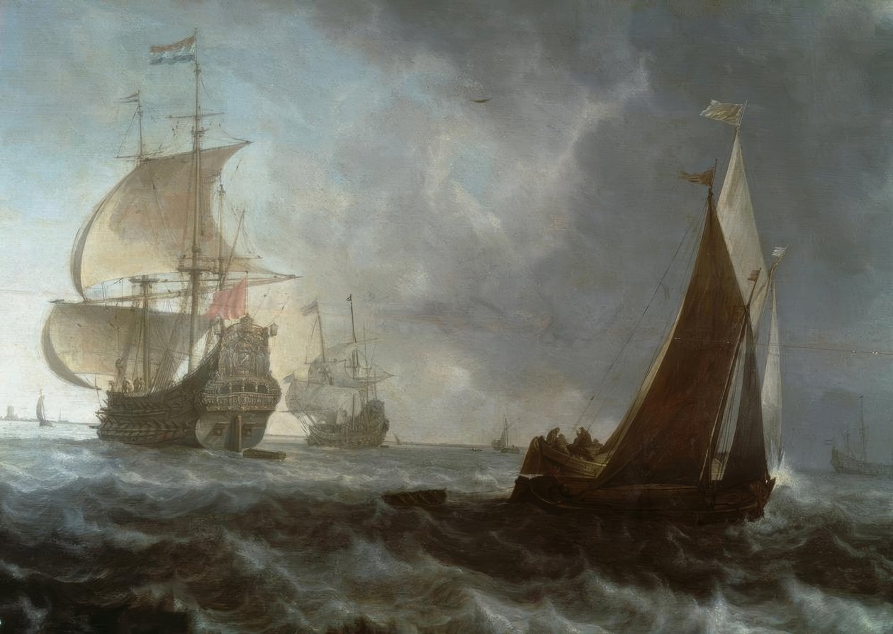 オランダの軍艦 作： ルドルフ・バックホイセン