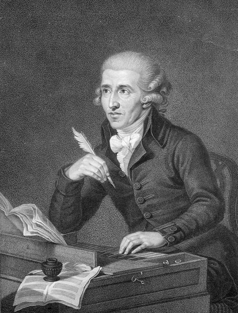 ジョセフハイドン（1732-1809）、スキアヴォネッティ作、1792年 作： ルートヴィヒ・グッテンブルン