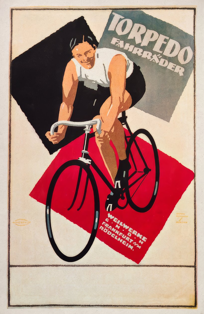 Torpedo Weilwerkeの自転車 作： ルートヴィヒ・ホルヴァイン