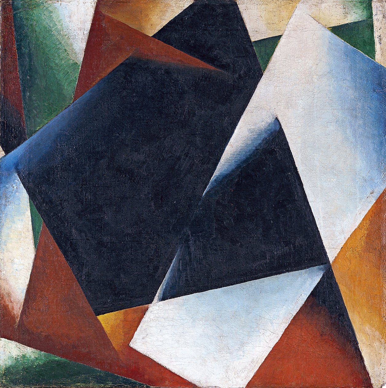 Painterly Architectonic、1918 作： リュボフ・セルゲイブナ・ポポワ