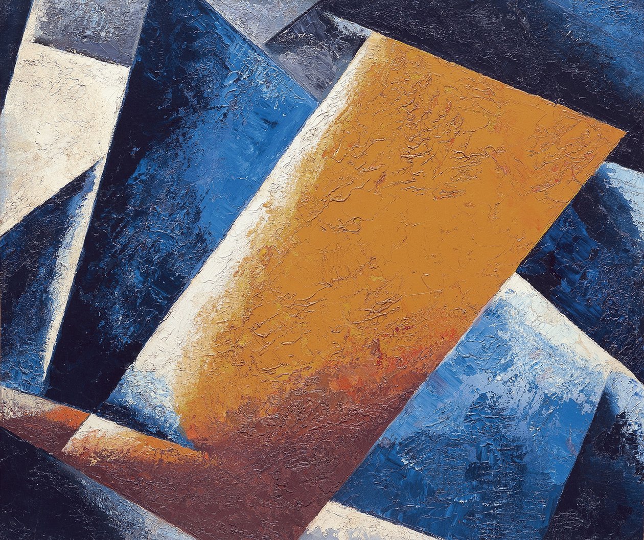 Painterly Architectonic、1918 作： リュボフ・セルゲイブナ・ポポワ