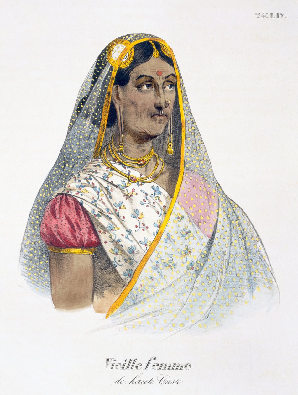 1827年から35年のハイカーストの老婦人 作： MEバーノフ
