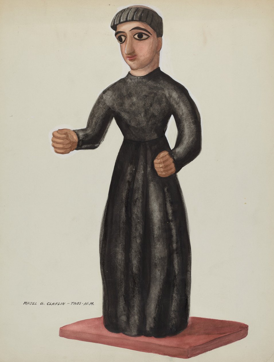 Friar - Probably a Saint, 19351942. 作： Majel G. Claflin