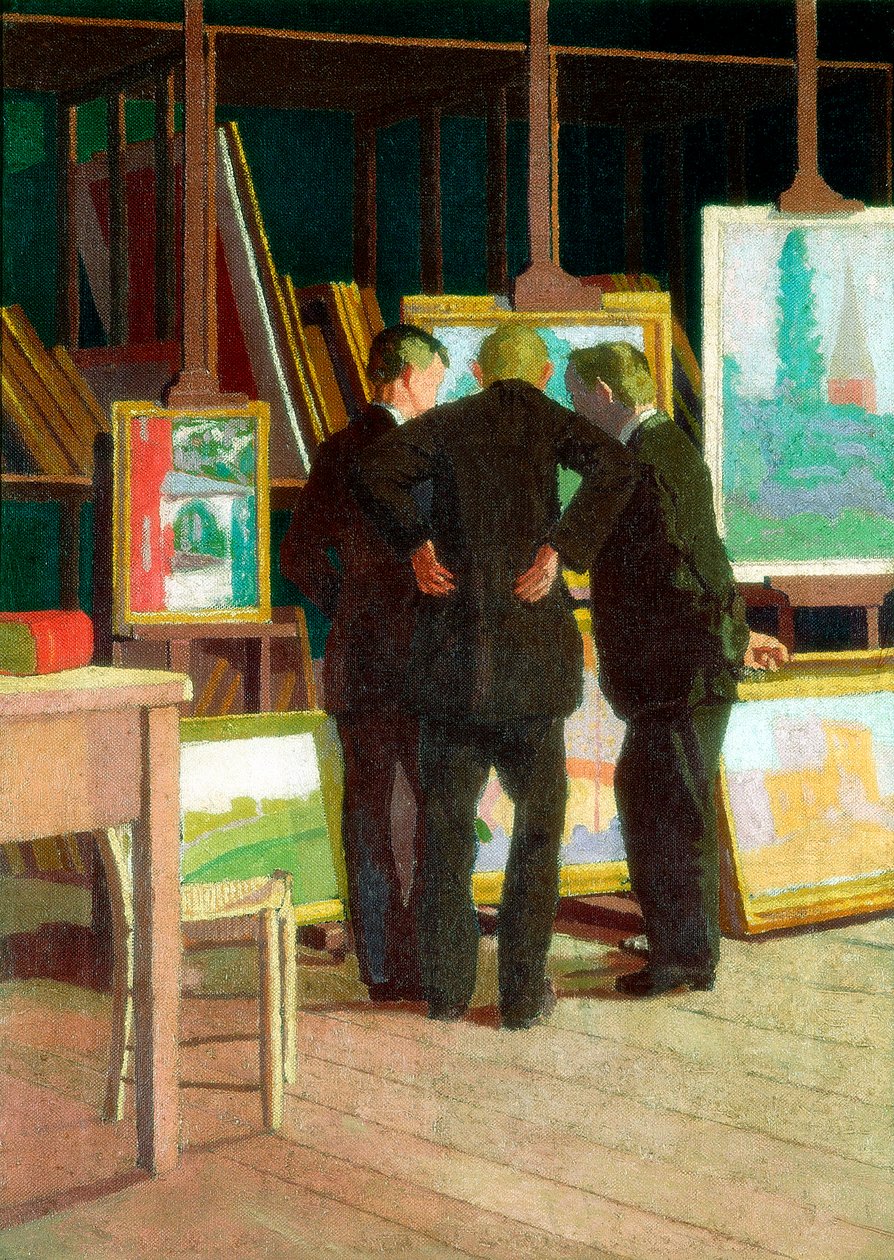 19 Fitzroy Street（Walter Richard Sickert&39;s studio）、1912-14年頃 作： マルコム・ドラモンド