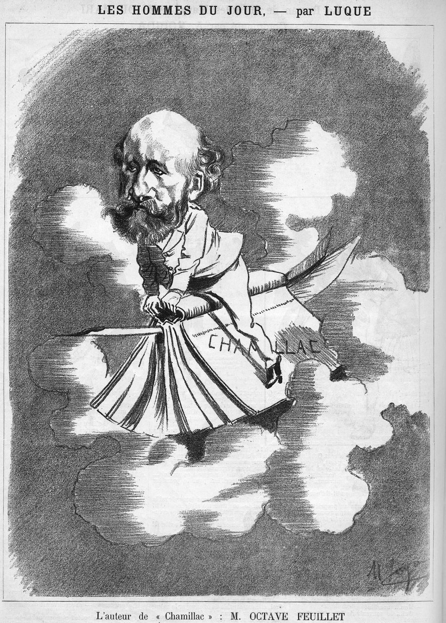オクターブ・フィーユ（1821-1890） フランスの作家。 作： マヌエル・ルケ