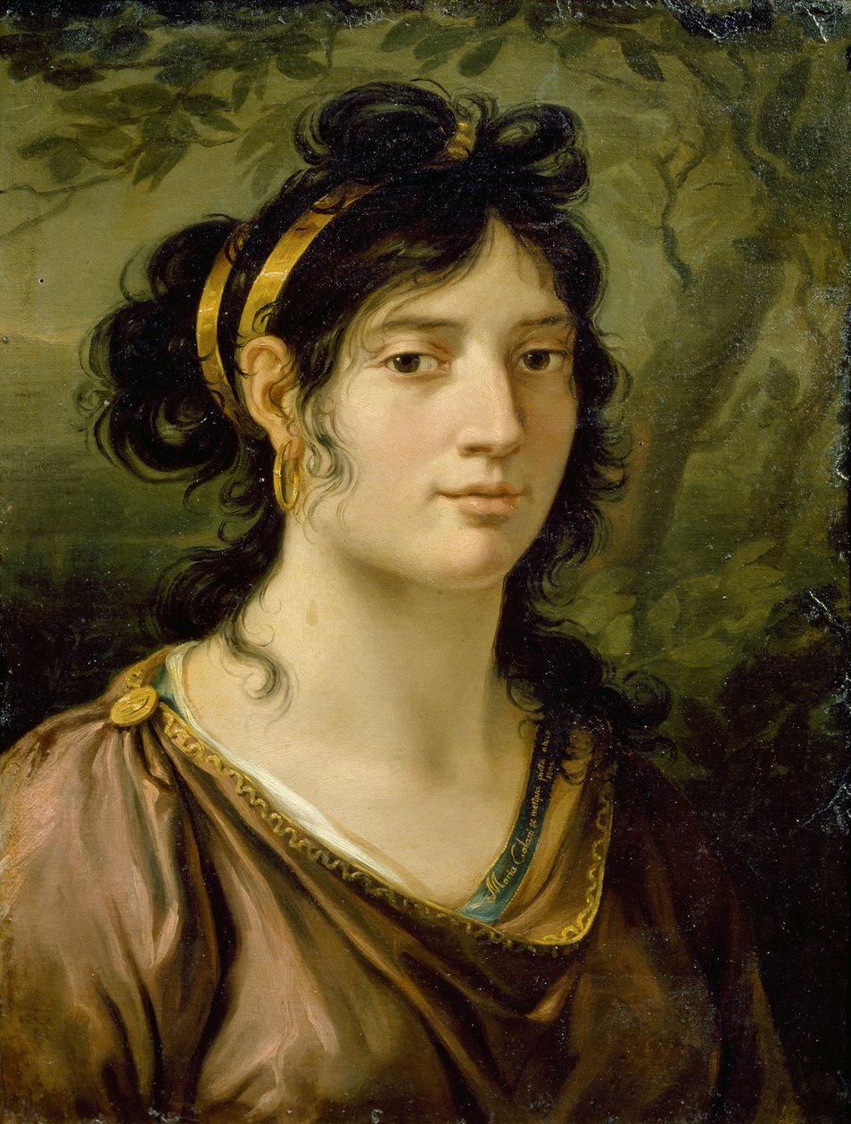 マリア・カッラーニ（1778-1803）の自画像 作： マリア・カラーニ
