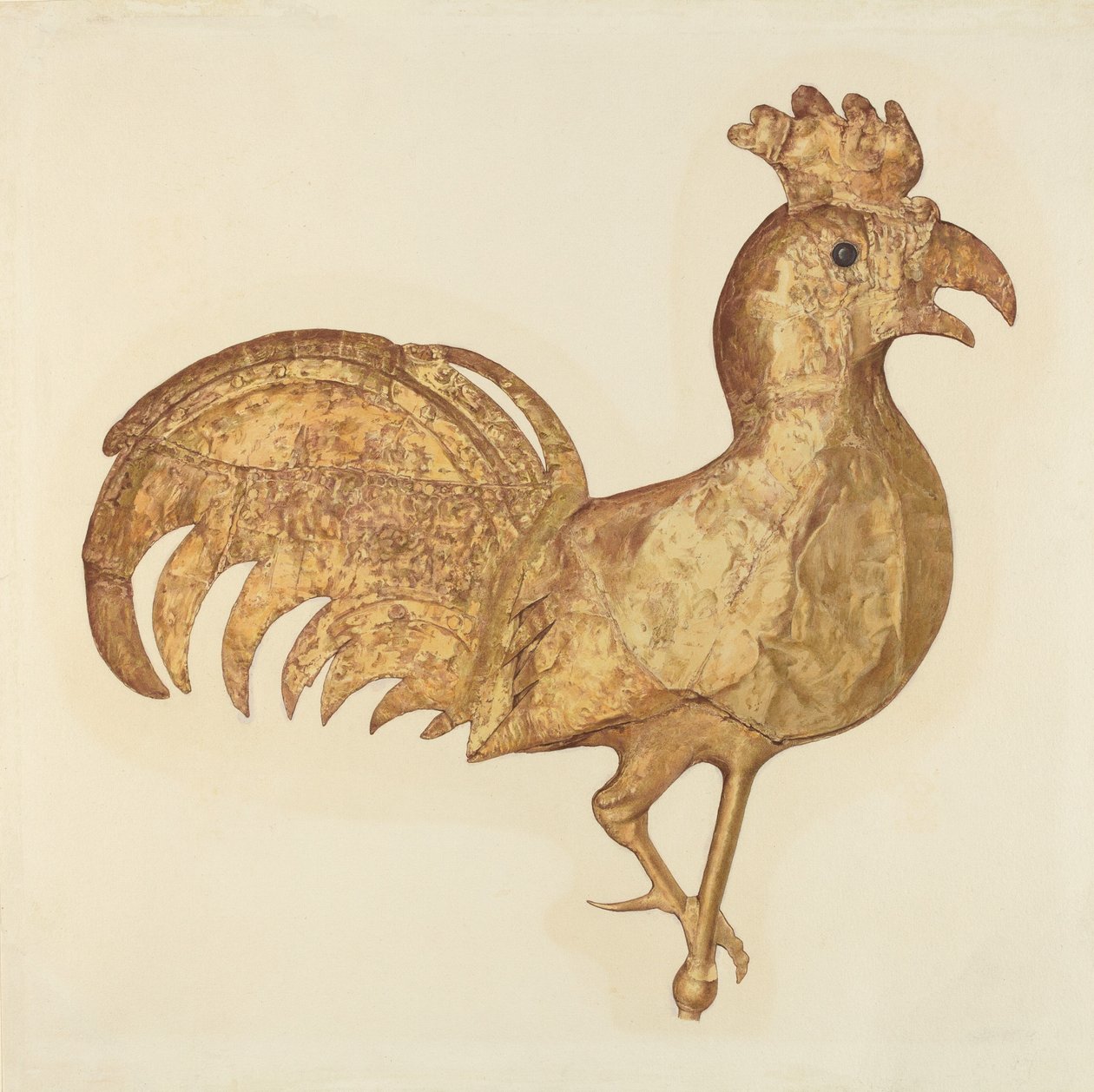 風見鶏。Rooster, c. 1939. 作： マリアンページ