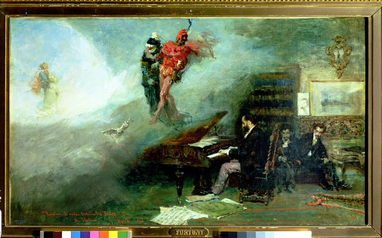 ファウストファンタジーを想起させる、1866 作： マリアーノ・ホセ・マリア・ベルナルド・フォーチュニー・イ・カーボ