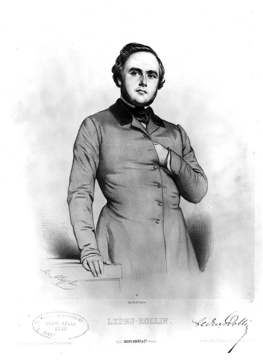 アレクサンドル・レドルロリンの肖像（1807-1874） 作： マリーアレクサンドルアロフ