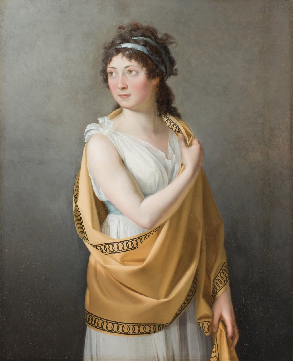 女性の肖像、c.1799 作： マリー・ギルヘルム・ベノア