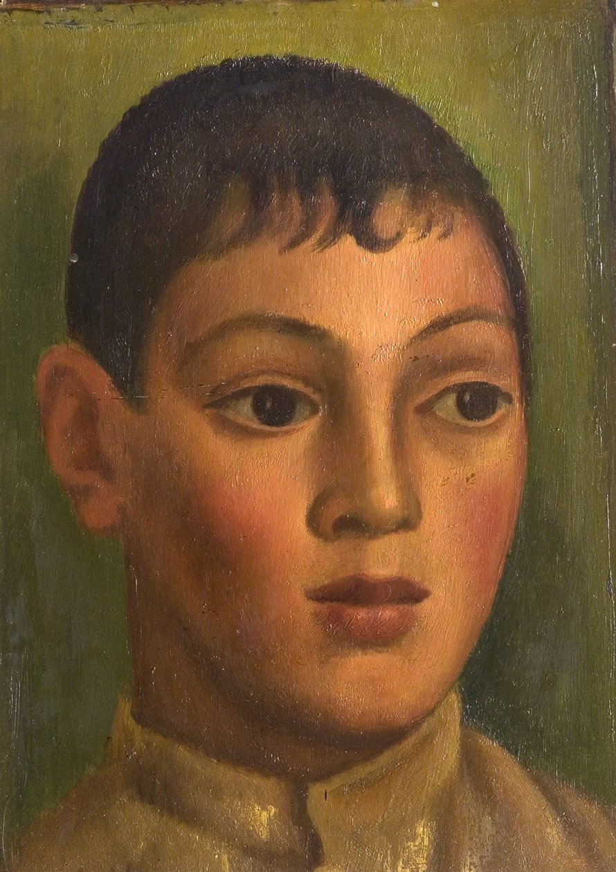 少年の頭、1922 作： マーク・ガートラー