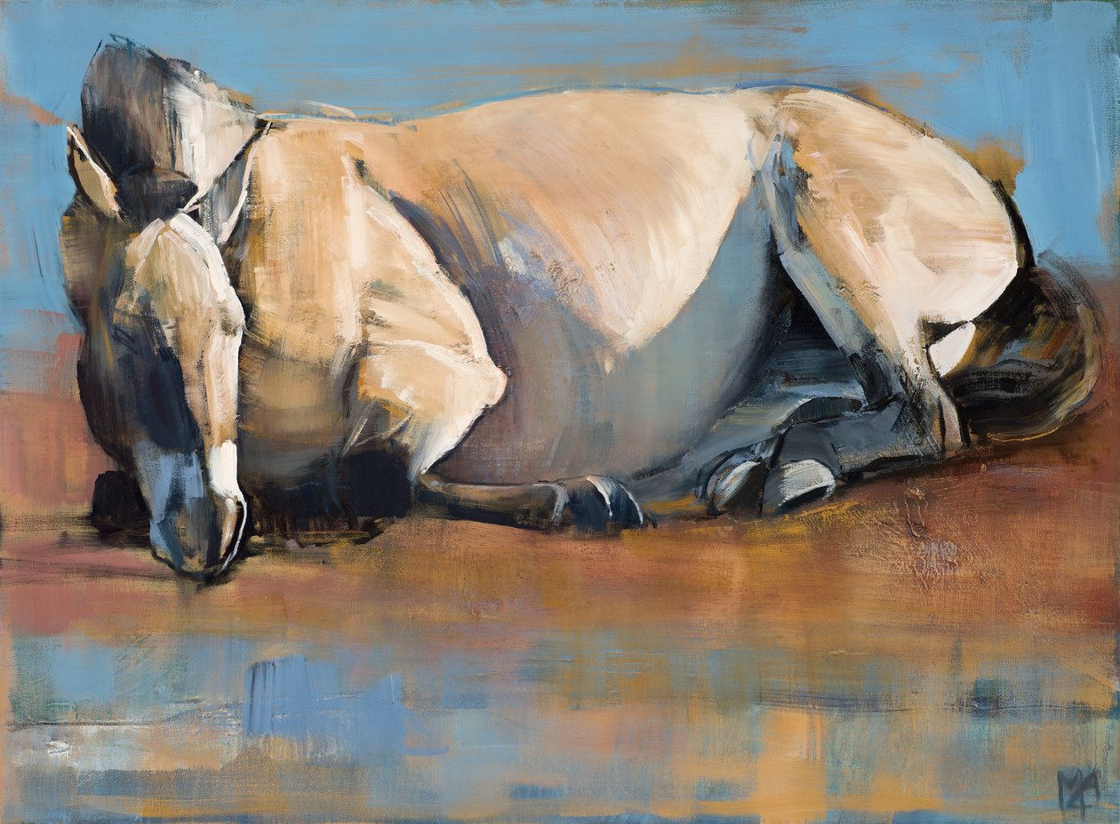 Blue Sky Day、（Przewalski）、2014年、 作： マーク・アドリントン