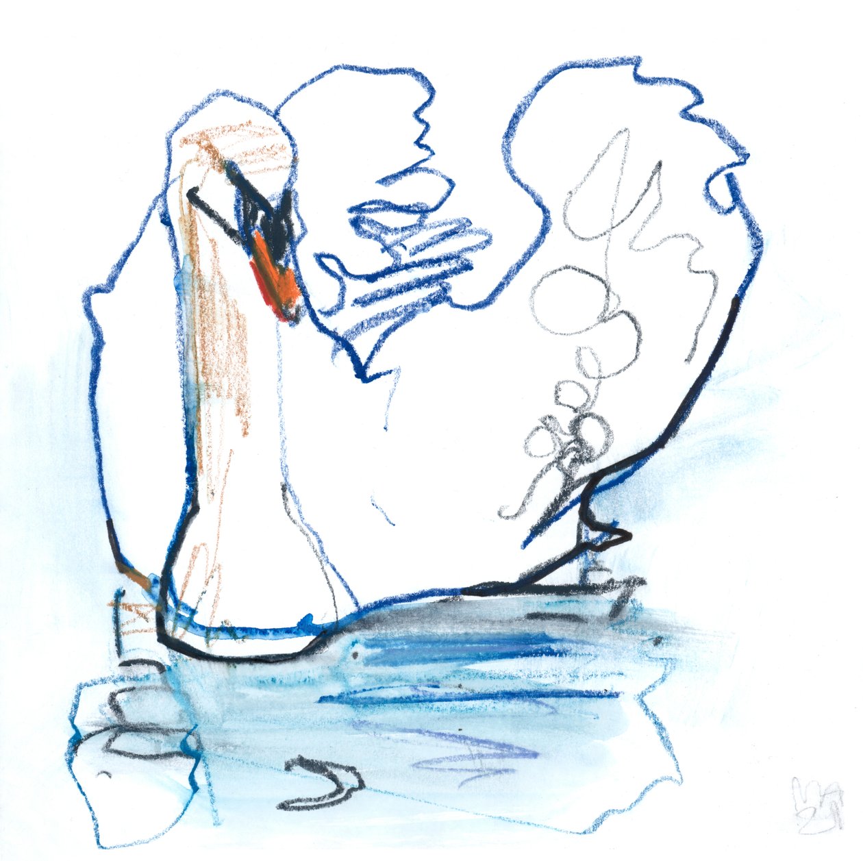 白鳥の湖、2021年 作： マーク・アドリントン