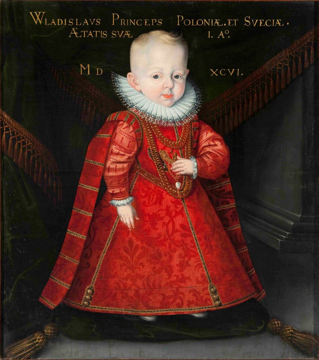 ポーランドのジギスムント3世の息子、ワディシュワフヴァーサ（1595-1648）の肖像 作： マーティン・コバー