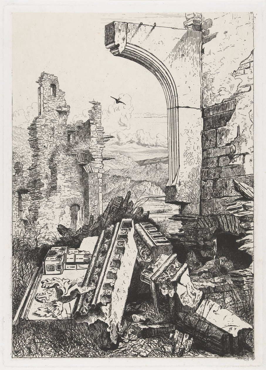 ブールシャイト城跡 作： Martinus Antonius Kuytenbrouwer Jr.