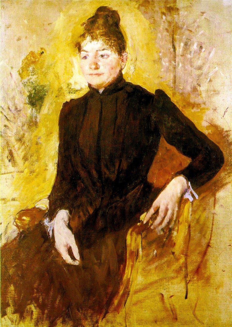 黒人の若い女性、1882年頃 作： メアリー・カサット