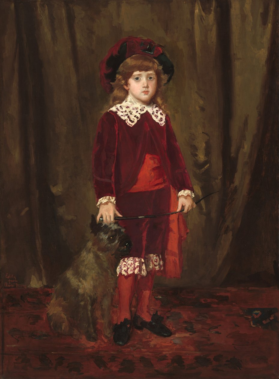 エディ・カサット Edward Buchanan Cassatt, 1875. 作： メアリー・カサット