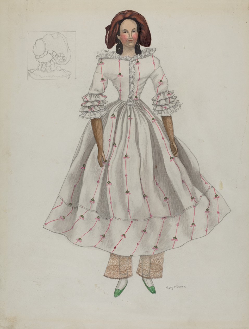 Doll, c. 1936. 作： メアリーEヒュームズ