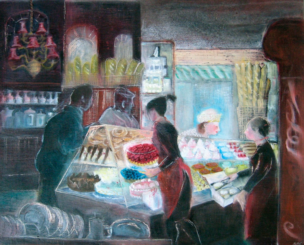 Maison Pechon、Queensway、2005年（油彩） 作： メアリー・クーパー