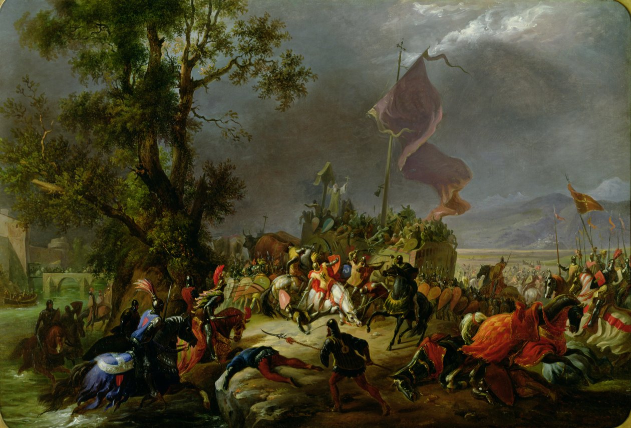1176年、1831年のレニャーノの戦い 作： マッシモ・タパレリ・ダゼリオ