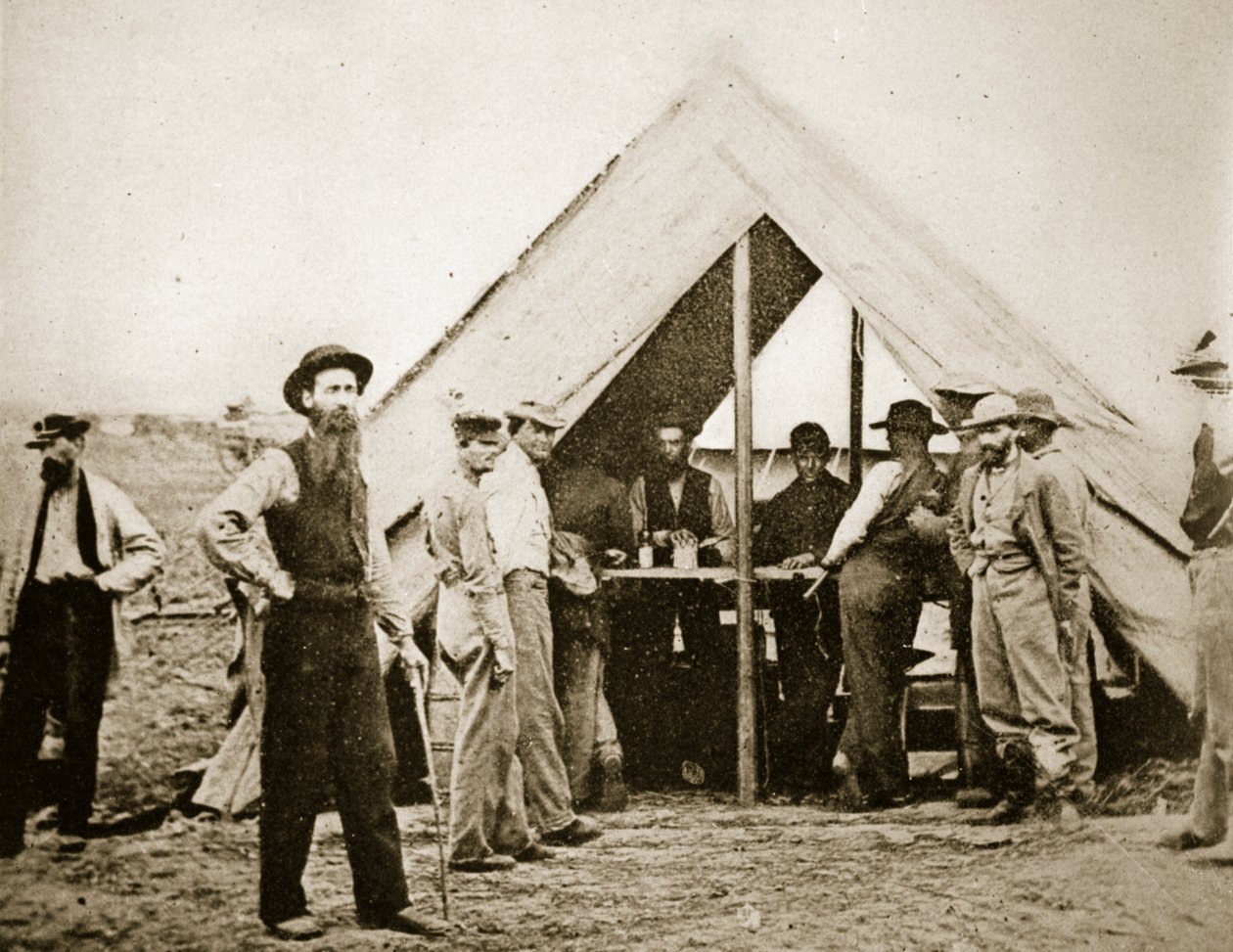 Sutler&39;s Tent（Army Store Keeper）、1864年6月-1865年4月 作： マシューB.ブレイディ