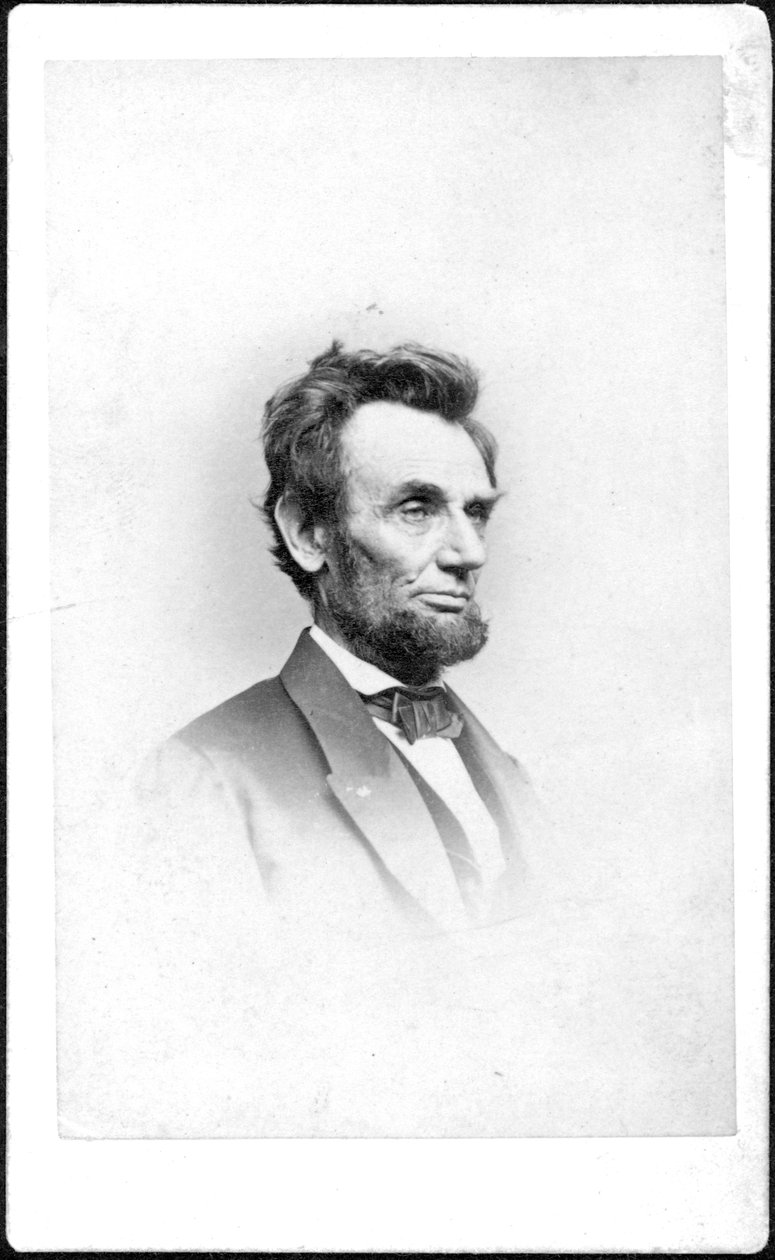 リンカーン大統領、生涯の最後の週、1865年 作： マシューB.ブレイディ