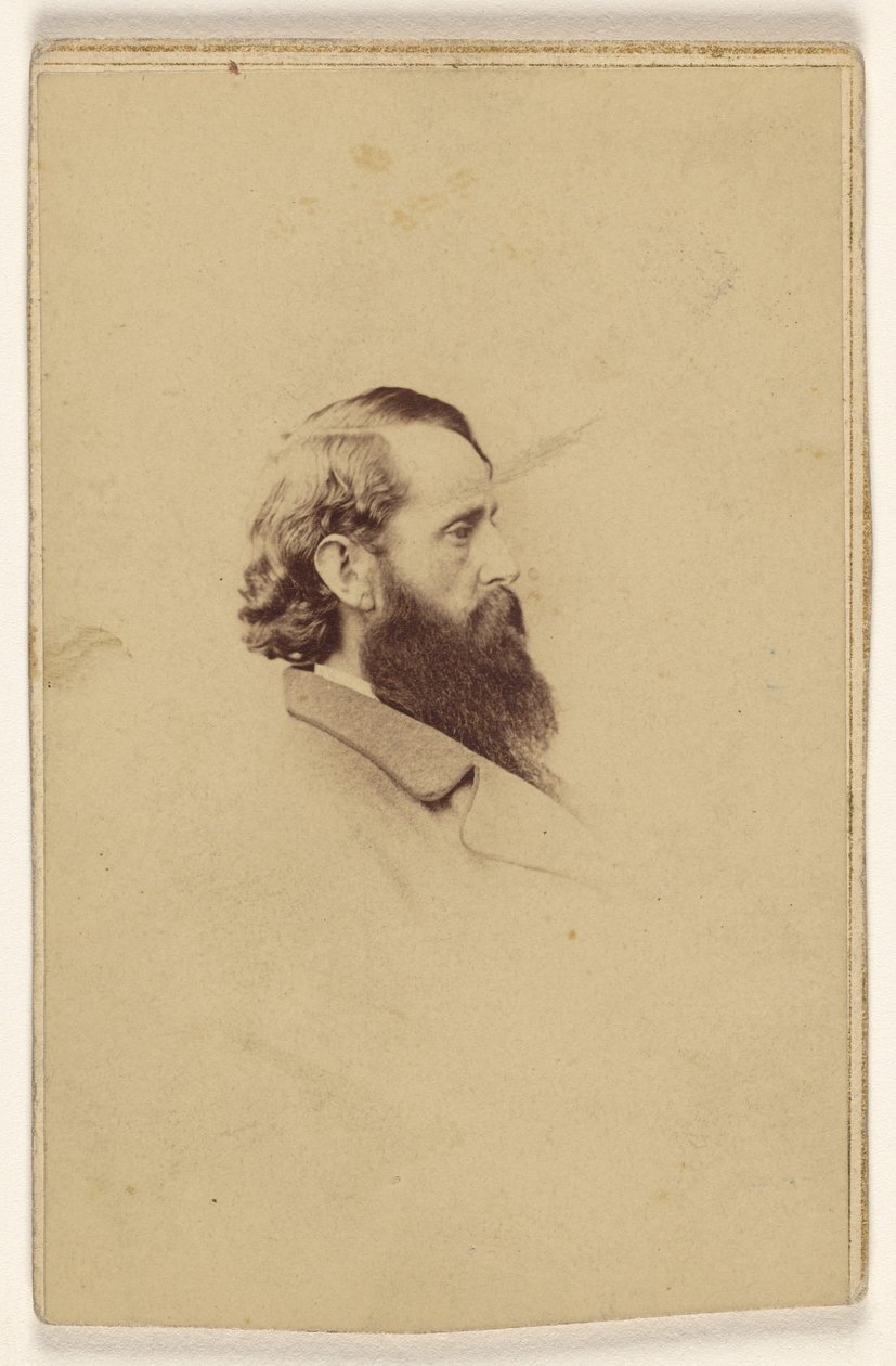 [Unidentified long bearded man in profile] 作： マシューB.ブレイディ