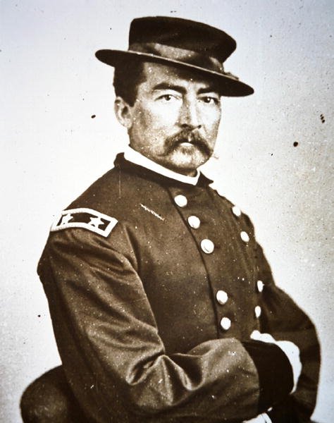 フィリップ・H・シェリダン将軍（1831-88）（モノクロ写真） 作： マシューブレイディ