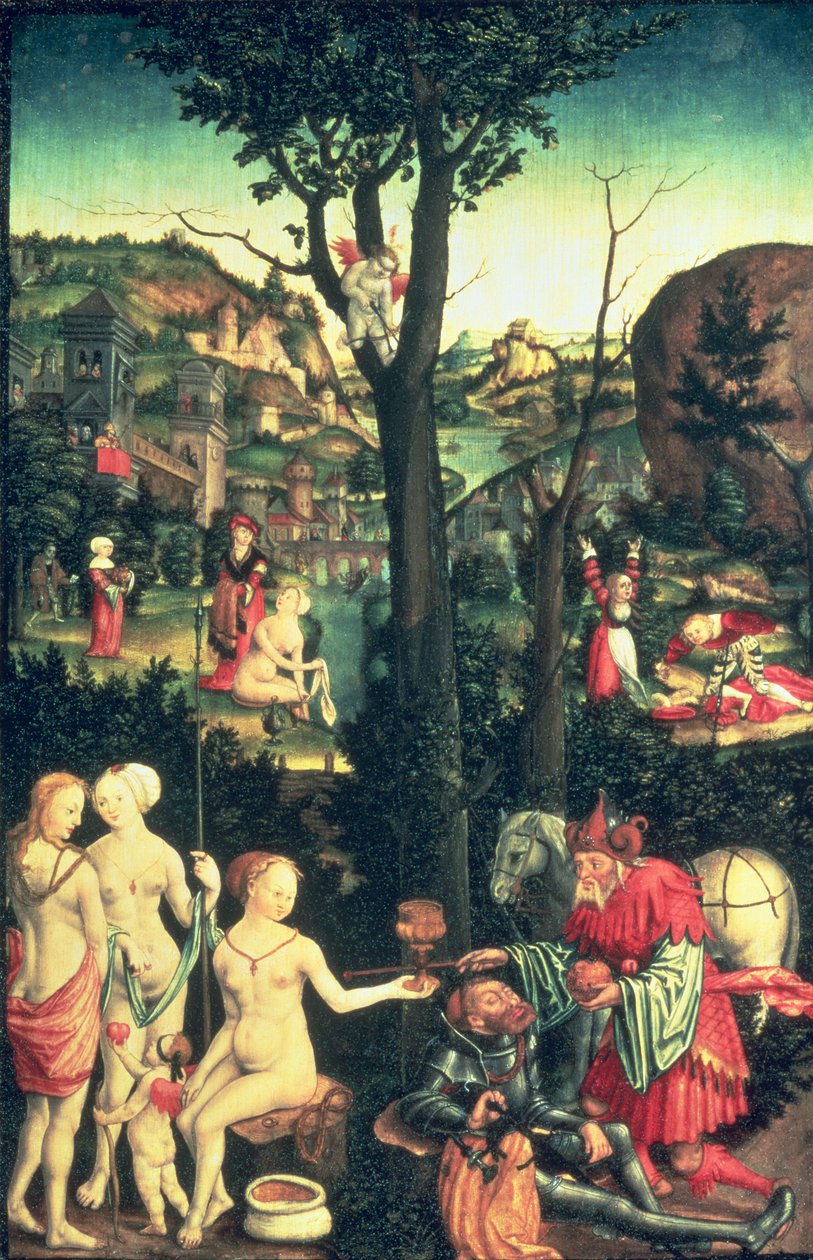 愛のアレゴリー（すべて）、c.1500-6870（パネル） 作： マティアス・ゲールンまたはゲロウ