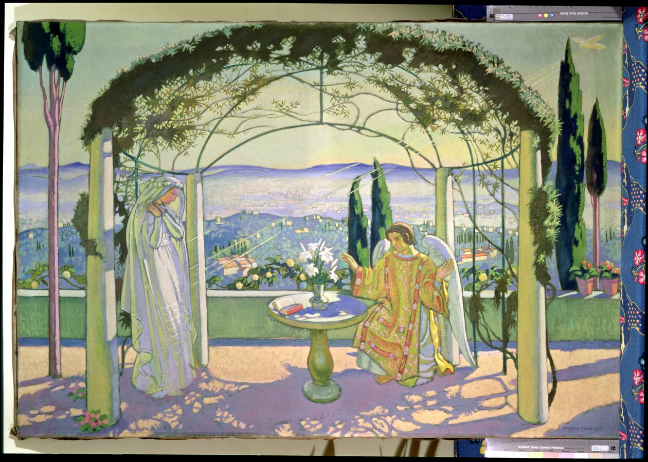 フィエーゾレでの受胎告知、1919年 作： モーリス・デニス