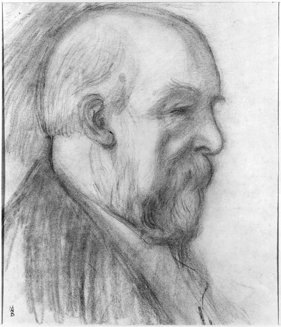 オディロン・ルドン（1840-1916）1899（木炭） 作： モーリス・デニス