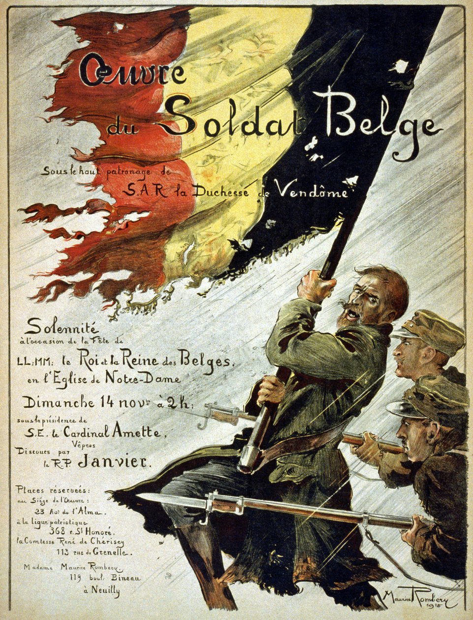 ベルギー兵士協会、1915 作： モーリス・ロンバーグ