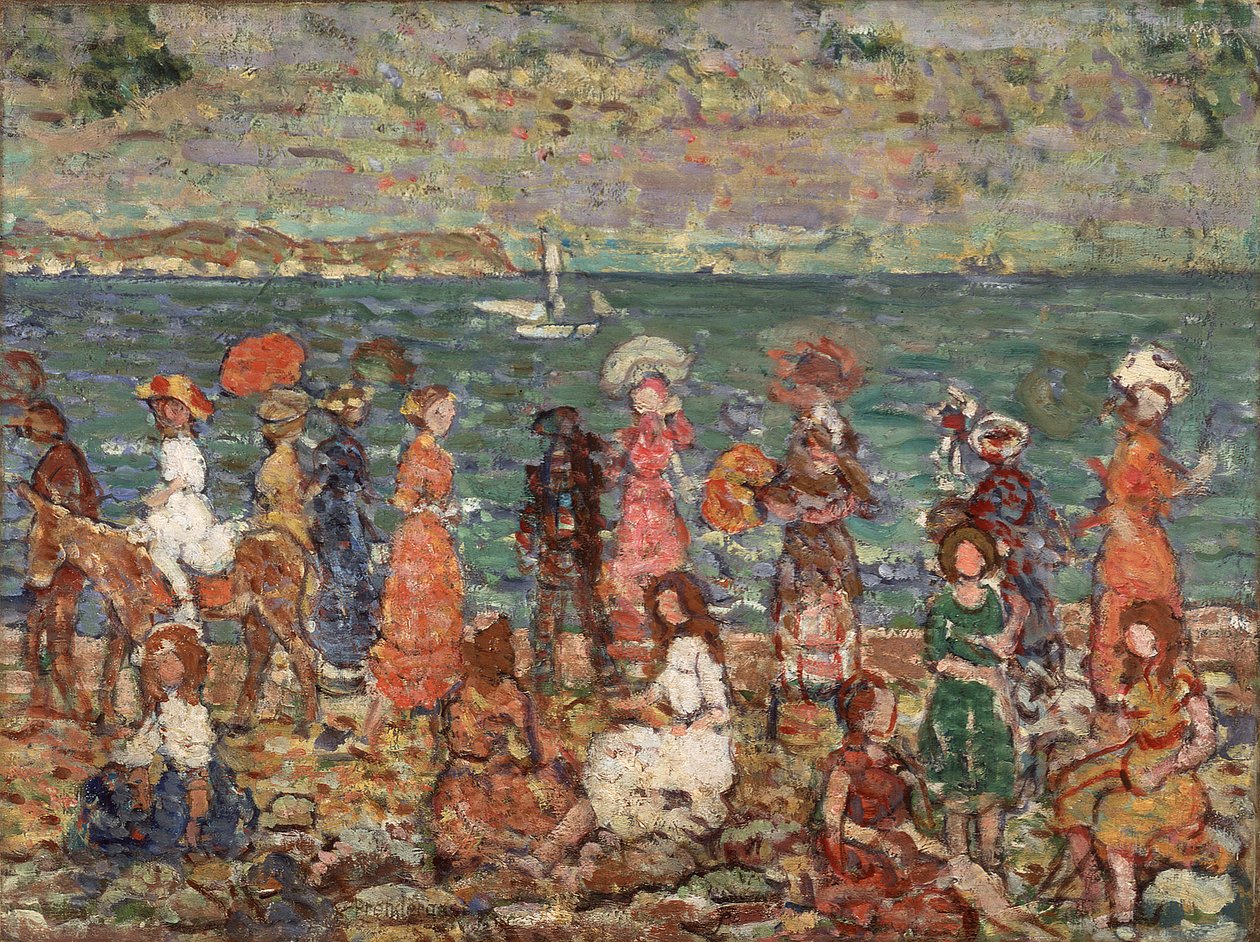 海岸 作： モーリス・ブラジル・プレンダーガスト