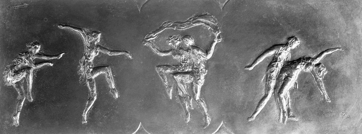 秋のバカンスを踊るパブロワ（1911年頃 作： モーリス・シャルパンティエ百万