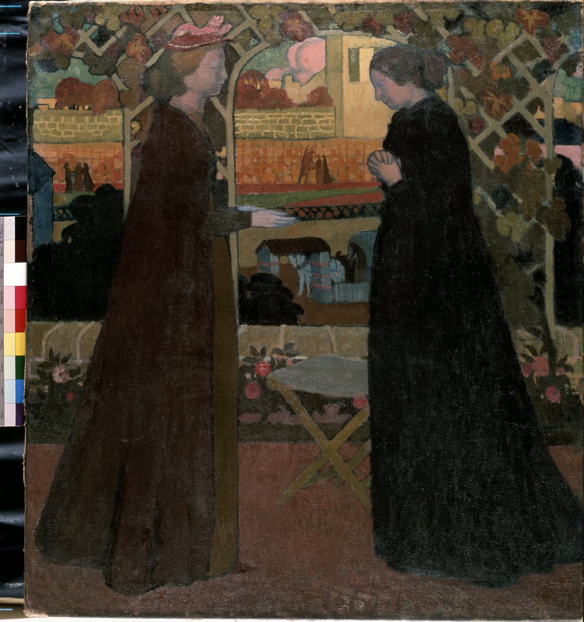 訪問。 モーリス・ドニ (1870-1943) の絵画 作： モーリス・デニス