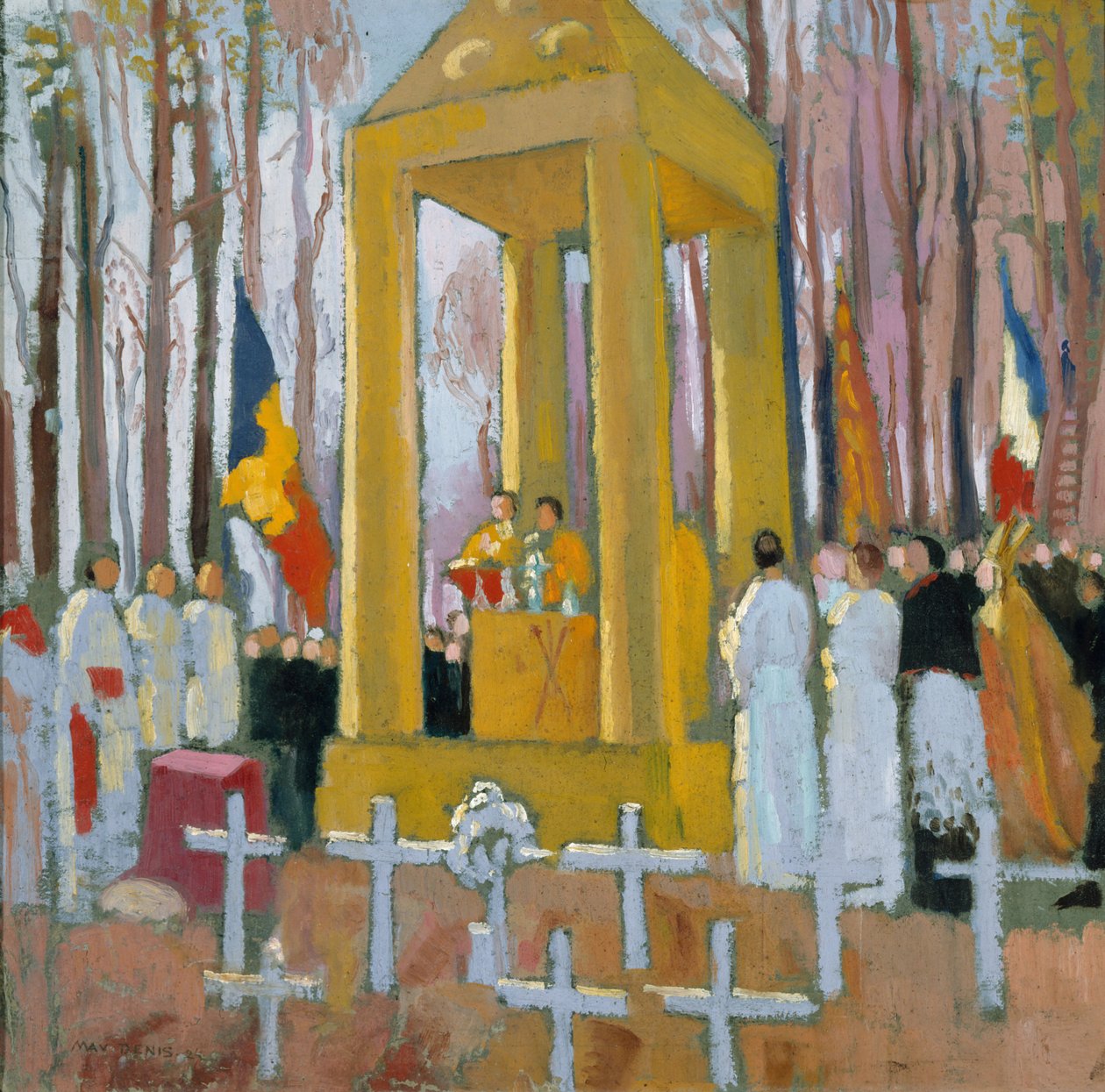 アーネスト・プシハリの墓前でのミサ、1924年。 作： モーリス・デニス