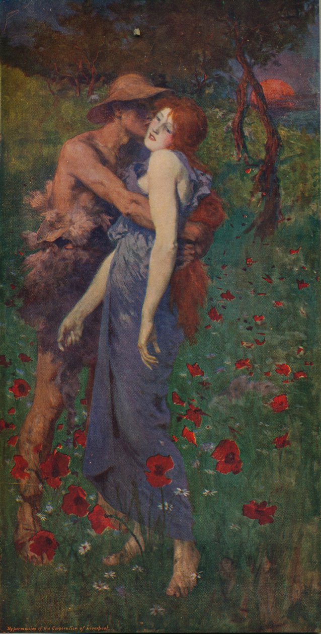 牧歌、1891年、c1915 作： モーリス・グリッフェンハーゲン