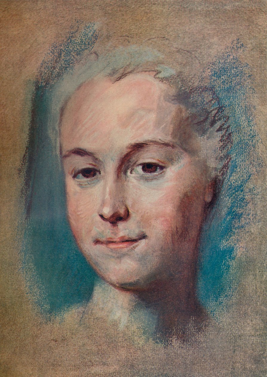 ラカマルゴ、c1743 作： モーリス・クエンティン・ド・ラ・トゥール