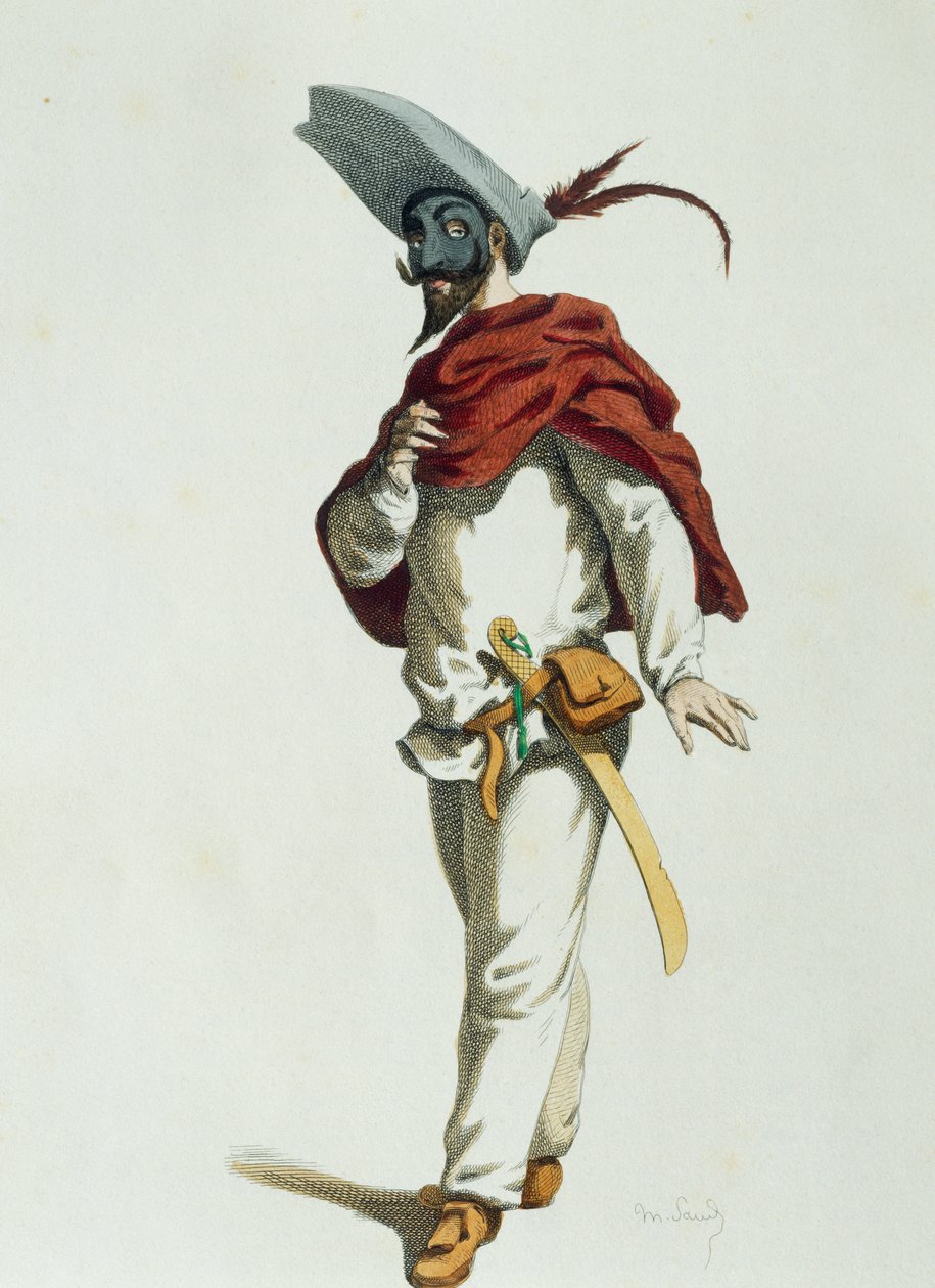 モーリス・サンド（1823-1889）による「1580年のフリテリーノ」。 作： モーリス・サンド