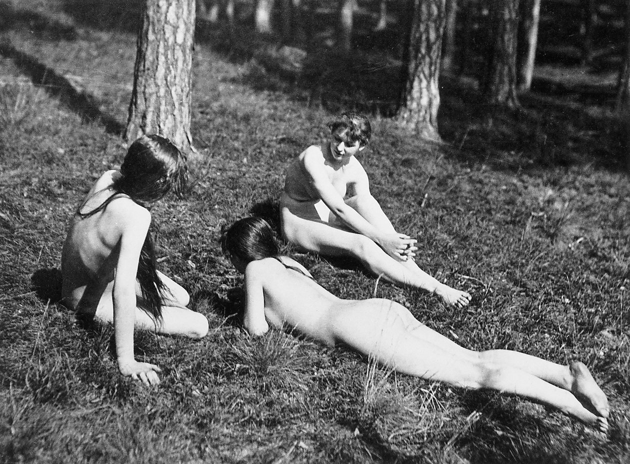 屋外; 50モデルの研究、ドイツ、1920年代 作： マックス・コッホ