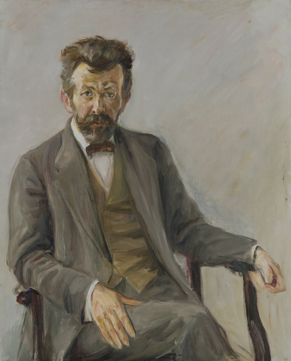 詩人リチャードデメル（1863-1920）、1909年 作： マックス・リーバーマン