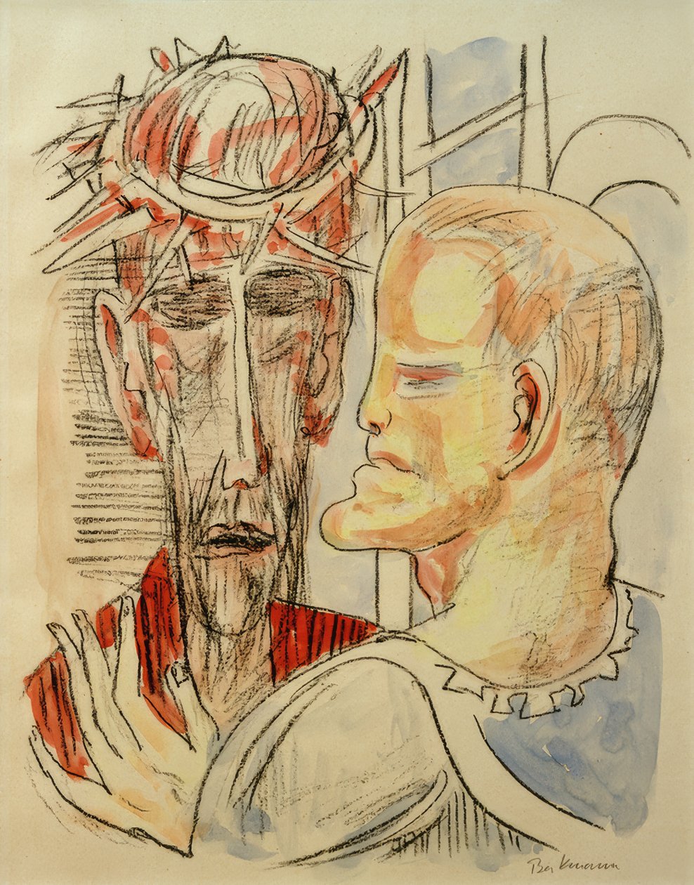 CHRIST AND PILATE (Christus und Pilatus) 作： マックス・ベックマン